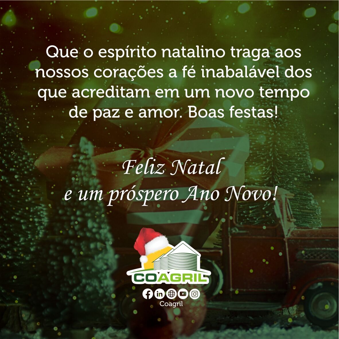 Feliz Natal e Próspero Ano Novo - Pensador